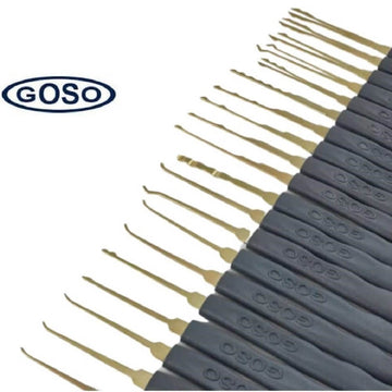 GOSO 24pcs Lock Pick Set with Sturdy All Weather Zip Case - Imported from UK